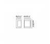 Eclairage extérieur Appliques Faro CELA-1 Appliques INOX. E27 15W
