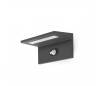 Eclairage extérieur Appliques Faro TEBA Appliques grises foncé PIR solaire LED 4000K