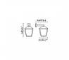 Eclairage extérieur Appliques Faro MINI WILMA Appliques grises foncé E27 11W