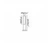 Eclairage extérieur Balises Faro BERET-1 Balises grises foncé SMD LED 8W 4000K