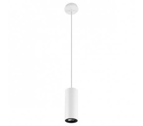 Suspensions PIPE 1 x GU10 MAX 50W blancs mat noirs Leds C4