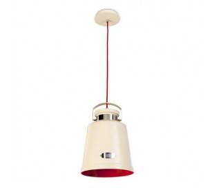 Suspensions VINTAGE 1 x E27 MAX.100W blancs cassé chrome Leds C4