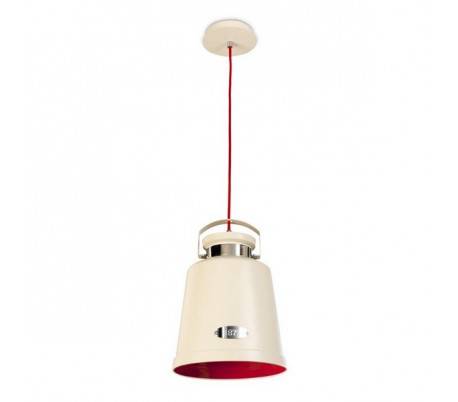 Suspensions VINTAGE 1 x E27 MAX.100W blancs cassé chrome Leds C4