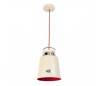 Suspensions VINTAGE 1 x E27 MAX.100W blancs cassé chrome Leds C4