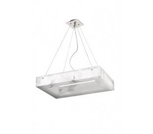 Suspensions albâtre 2 x 2G11 24W ,2 x 2G11 55W chrome Leds C4