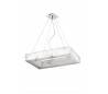 Suspensions albâtre 2 x 2G11 24W ,2 x 2G11 55W chrome Leds C4