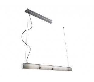 Suspensions albâtre 1 x G5 39W gris texture Leds C4