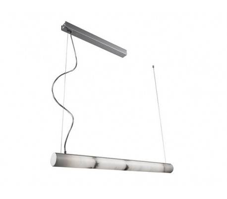 Suspensions albâtre 1 x G5 39W gris texture Leds C4