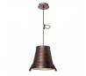 Suspensions BUCKET 1 x E27 MAX 100W marron vieilli Leds C4