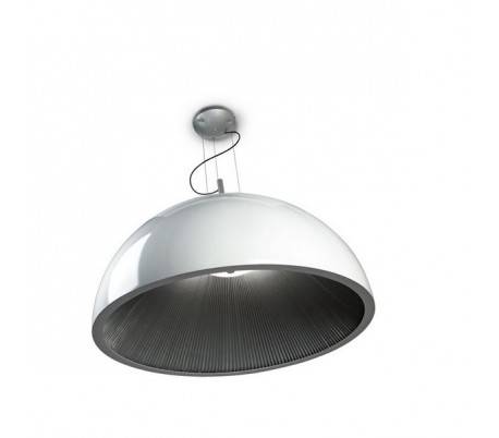 Suspensions UMBRELLA 3 x E27 MAX 23W argent blancs Leds C4