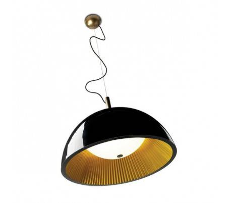 Suspensions UMBRELLA 3 x E14 MAX 11W doré noirs Leds C4