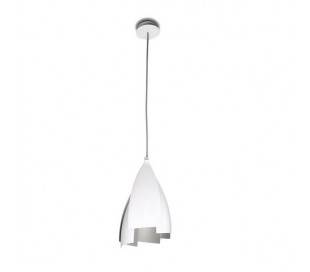 Suspensions TULIP 1 x E27 MAX 23W blancs laquage gris Leds C4