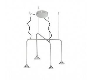 Suspensions ALIVE 4 x LED CREE 28W chrome Leds C4