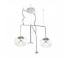 Suspensions ALIVE 4 x LED CREE 28W chrome Leds C4