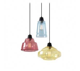 Suspensions couleur 3 x E27 MAX.60W noirs mat Leds C4