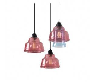Suspensions couleur 3 x E27 MAX.60W noirs mat Leds C4