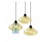 Suspensions couleur 3 x E27 MAX.60W noirs mat Leds C4
