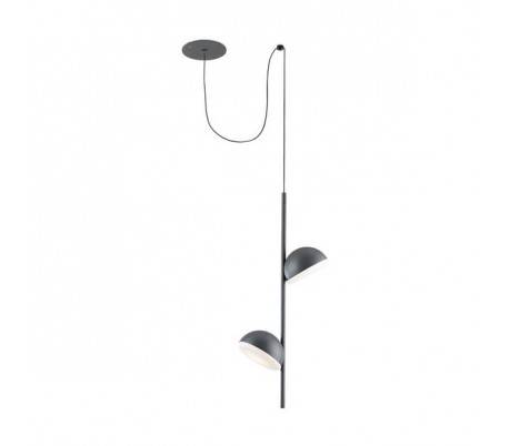 Encastrés Plafonniersd TALK 2 x LED CREE 13W gris foncé Leds C4