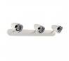 Appliques VESPA 3 x GU10 6W blancs cassé chrome Leds C4