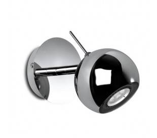 Appliques TRINITY 1 x GU10 LED 6W chrome Leds C4