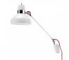 Appliques FLEX 1 x E27 60W blancs chrome Leds C4