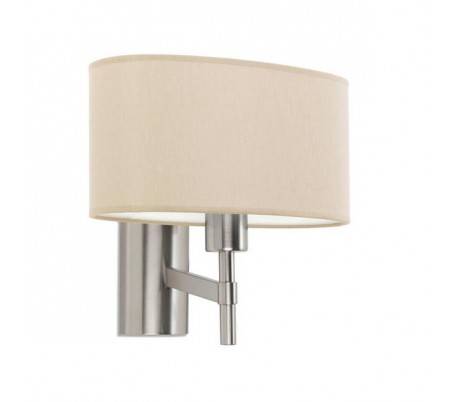 Appliques BRISTOL 1 x E27 MAX 60W nickel satiné Leds C4