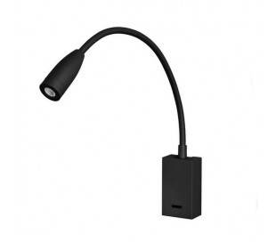 Appliques BED 1 x LED CREE 2,3W noirs Leds C4