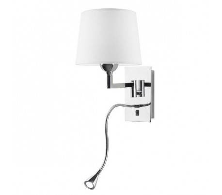 Appliques OXFORD 1 x LED CREE 1W ,1 x E27 60W chrome Leds C4