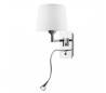 Appliques OXFORD 1 x LED CREE 1W ,1 x E27 60W chrome Leds C4