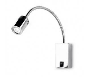 Appliques BOOK 1 x LED CREE 3W chrome Leds C4