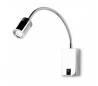 Appliques BOOK 1 x LED CREE 3W chrome Leds C4