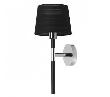 Appliques DELUXE 1 x E27 60W chrome noirs Leds C4