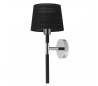 Appliques DELUXE 1 x E27 60W chrome noirs Leds C4