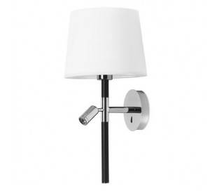 Appliques DELUXE 1 x E27 60W ,1 x LED CREE 2.2W chrome Leds C4