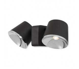 Appliques DRONE 2 x LED CREE 14W marron foncé Leds C4