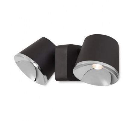 Appliques DRONE 2 x LED CREE 14W marron foncé Leds C4