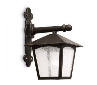 Appliques EDIPO 1 x E27 MAX 100W marron oxyde Leds C4
