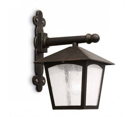 Appliques EDIPO 1 x E27 MAX 100W marron oxyde Leds C4