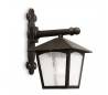 Appliques EDIPO 1 x E27 MAX 100W marron oxyde Leds C4