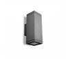 Appliques AFRODITA 2 x E27/PAR-30 MAX 75W gris foncé Leds C4