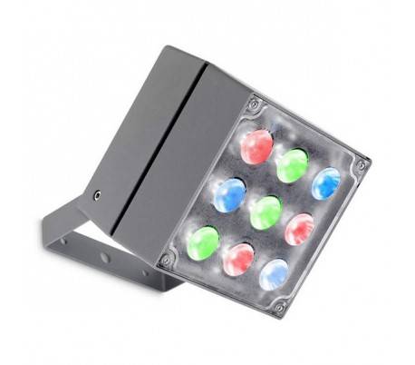 projecteurs CUBE 9 x LED CREE 20W gris foncé Leds C4