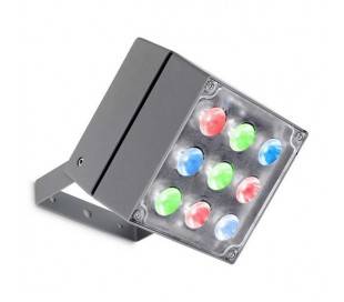 projecteurs CUBE 9 x LED CREE 20W gris foncé Leds C4