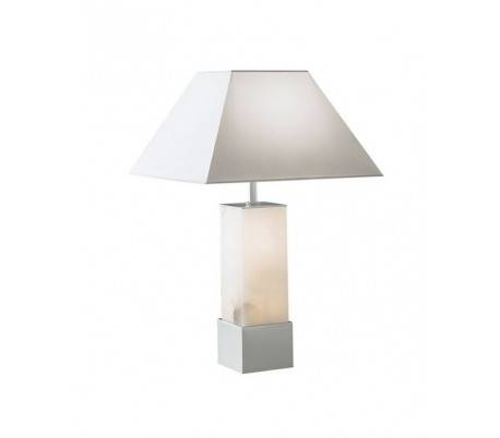 Lampes portable albâtre 1 x E27 MAX 60W ,2 x E14 MAX 15 Leds C4