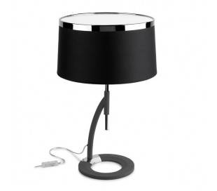 Lampes portable VIRGINIA 1 x E27 16W chrome gris foncé Leds C4