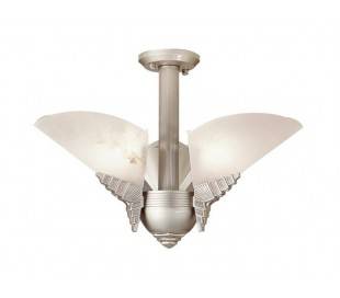 Plafonniers albâtre 3 x E14 MAX. 60W nickel satiné Leds C4