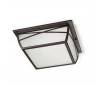 Plafonniers ALBA 2 x E27 MAX 100W marron oxyde Leds C4