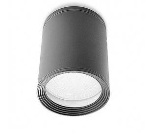 Plafonniers COS chrome 1 x E27/PAR-30 MAX 75W gris foncé Leds C4