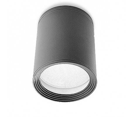 Plafonniers COS chrome 1 x E27/PAR-30 MAX 75W gris foncé Leds C4