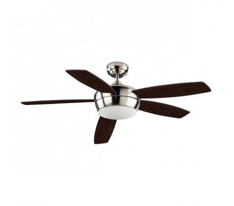 Ventilateur de plafond SAMAL 2 x E27 MAX.40W nickel satiné Leds C4