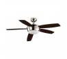 Ventilateur de plafond SAMAL 2 x E27 MAX.40W nickel satiné Leds C4